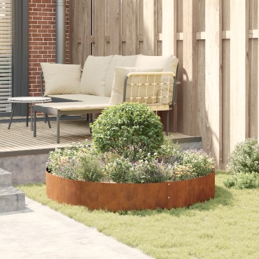 vidaXL Γλάστρα Χάλυβα Corten Χάλυβας Corten Μεγάλη Ανθεκτική
