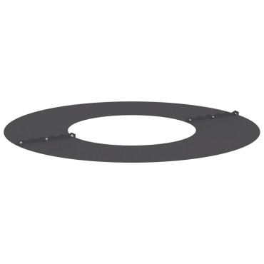 vidaXL Μεταλλική Γλάστρα Μαύρη Μέταλλο 60 x 60 x 1.3 εκ