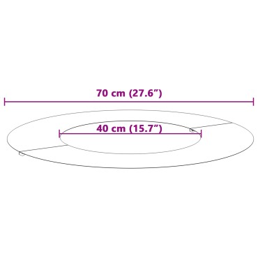 vidaXL Πλαστική Γλάστρα Ανθρακί Ανθεκτικό Πλαστικό Μεσαία