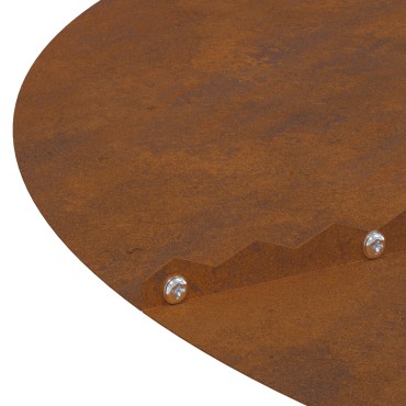 vidaXL Γλάστρα Corten Steel Ατσάλι corten Μεσαίο Διακοσμητικά ένθετα