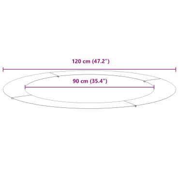 vidaXL Γλάστρα Ανθρακί Ανθρακί Πλαστικό Μεγάλη Ανθεκτική