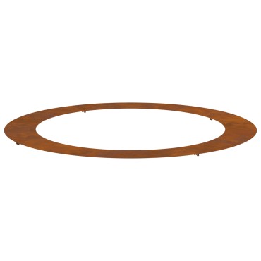 vidaXL Γλάστρα Corten Χάλυβα Χάλυβας Corten Μεγάλη Ανθεκτική Στρογγυλή