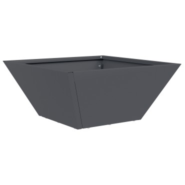vidaXL Πλαστική Γλάστρα Ανθρακί Πλαστική 35 x 35 x 15 εκ Ανθεκτική