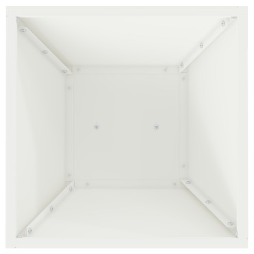 vidaXL Στήριξη Φυτών Λευκή Πλαστικό 35 x 35 x 73 cm Διακοσμητικά Ένθετα