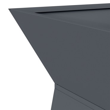 vidaXL Βάση Φυτών Ανθρακί Πλαστικό 35 x 35 x 73 εκ. Γλάστρες