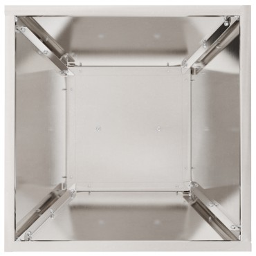 vidaXL Βάση φυτών Ανοξείδωτο ατσάλι 35 x 35 x 73 εκ. Διακοσμητικά ένθετα