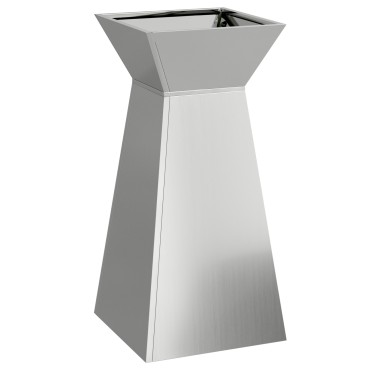 vidaXL Στήλη Γλάστρας Γαλβανισμένο ατσάλι 35 x 35 x 73 εκ.