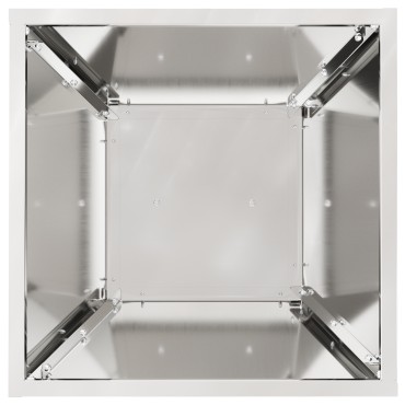 vidaXL Στήλη Γλάστρας Γαλβανισμένο ατσάλι 35 x 35 x 73 εκ.