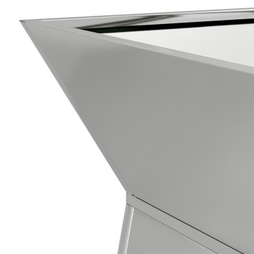 vidaXL Στήλη Γλάστρας Γαλβανισμένο ατσάλι 35 x 35 x 73 εκ.