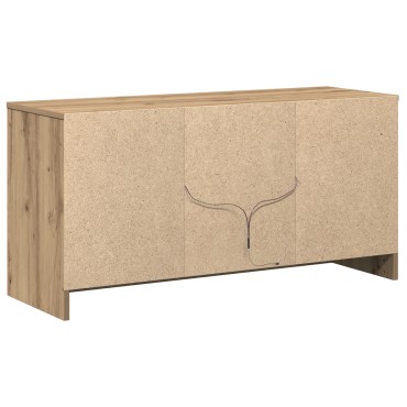 vidaXL Κέντρο Διασκέδασης Artisan Oak Επεξεργασμένο Ξύλο Μεσαίο Ράφια