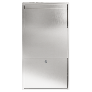 vidaXL Κουτί Ρίψης Πακέτων 44x22x82 cm Ανοξείδωτο Ατσάλι