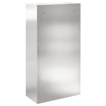vidaXL Κουτί Ρίψης Πακέτων 44x22x82 cm Ανοξείδωτο Ατσάλι