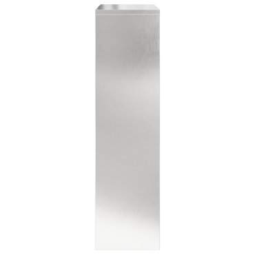 vidaXL Κουτί Ρίψης Πακέτων 44x22x82 cm Ανοξείδωτο Ατσάλι