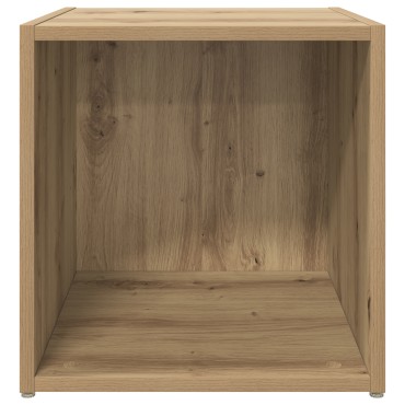 vidaXL Έπιπλα τηλεόρασης 4 τεμ. Δρυς Artisan 37x35x37cm Επεξεργασμένο ξύλο