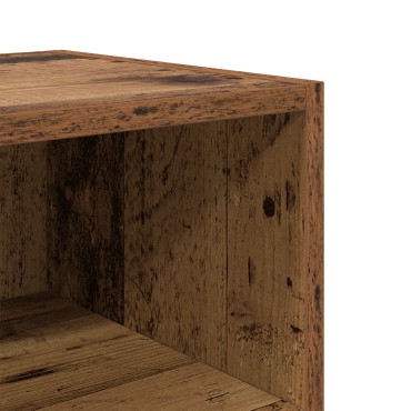 vidaXL κομοδίνο Παλαιό Ξύλο 40x30x50cm Μηχανικά Ξύλα 1 τεμ.