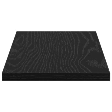 vidaXL Ράφι Βιβλίων 3 επίπεδα 4 τεμ. 40x20x1,5cm Μαύρο