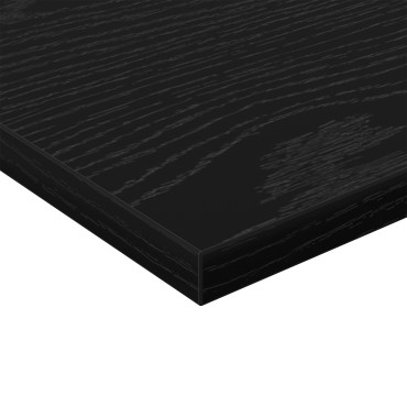 vidaXL Ράφι Βιβλίων 3 επίπεδα 4 τεμ. 40x20x1,5cm Μαύρο
