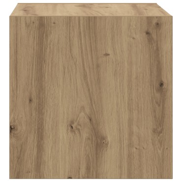 vidaXL Δύο τοίχοι από ξύλο 37x37x37cm από μηχανικά ξύλα