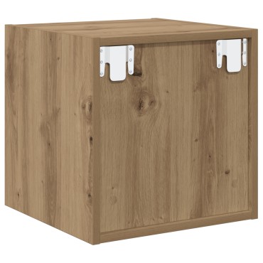 vidaXL Δύο τοίχοι από ξύλο 37x37x37cm από μηχανικά ξύλα