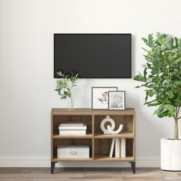 vidaXL Βάση Τηλεόρασης Artisan Oak Artisan Oak Επεξεργασμένο ξύλο Μεσαίο