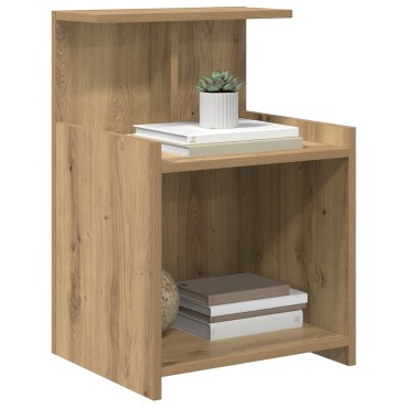 vidaXL Κομοδίνο Artisan Oak 40x35x60cm Επεξεργασμένο Ξύλο 1 τεμ.