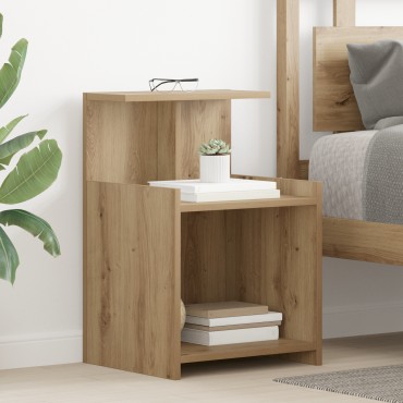 vidaXL Κομοδίνο Artisan Oak 40x35x60cm Επεξεργασμένο Ξύλο 1 τεμ.