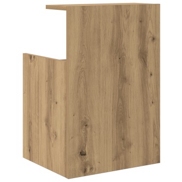 vidaXL Κομοδίνο Artisan Oak 40x35x60cm Επεξεργασμένο Ξύλο 1 τεμ.