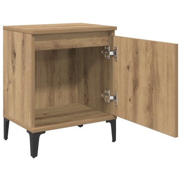 vidaXL Κομοδίνο Artisan Oak 40x30x50cm Επεξεργασμένο Ξύλο 1 τεμ.