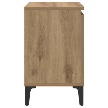 vidaXL Κομοδίνο Artisan Oak 40x30x50cm Επεξεργασμένο Ξύλο 1 τεμ.