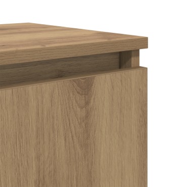 vidaXL Κομοδίνο Artisan Oak 40x30x50cm Επεξεργασμένο Ξύλο 1 τεμ.