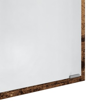 vidaXL LED Καθρέφτης Μπάνιου Γέρες Ξύλο 40x8.5x37cm
