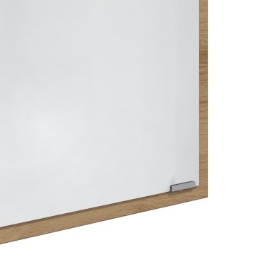 vidaXL LED Καθρέφτης Μπάνιο Ξυλεία Δρυός 40x8.5x37cm Επεξεργασμένο Ξύλο