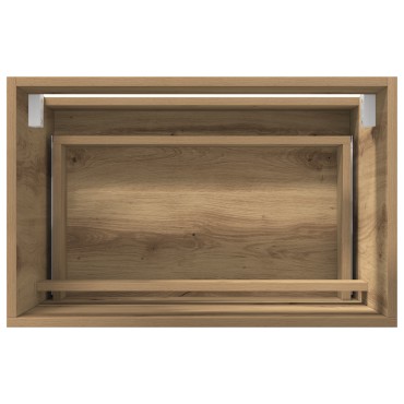 vidaXL Σετ Επίπλων Μπάνιου 2 Τεμαχίων Artisan Oak Επεξεργασμένο Ξύλο