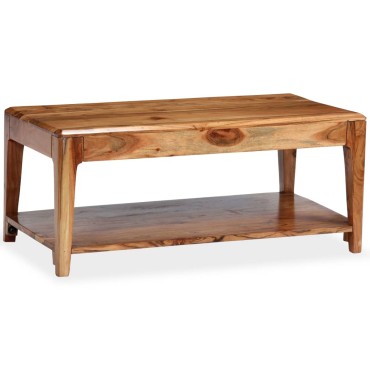 vidaXL Τραπεζάκι Σαλονιού 88x50x38cm από Μασίφ Ξύλο 1 τεμ.