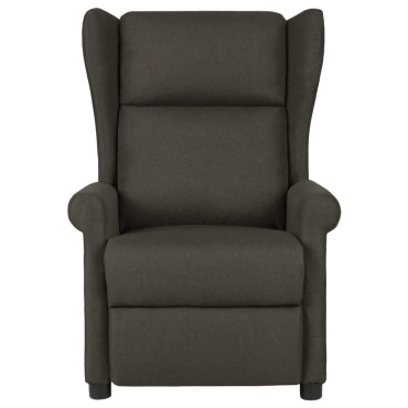 vidaXL Πολυθρόνα Ανακλινόμενη Taupe Υφασμάτινη 73x95x103cm 1 τεμ.
