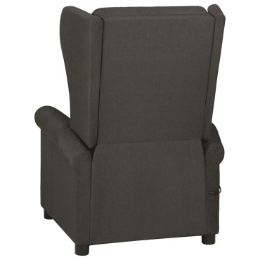 vidaXL Πολυθρόνα Ανακλινόμενη Taupe Υφασμάτινη 73x95x103cm 1 τεμ.