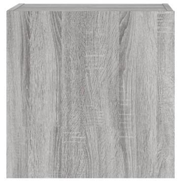 vidaXL Έπιπλο Τοίχου Τηλεόρασης Γκρι Sonoma 40,5x30x40cm Επεξ. Ξύλο