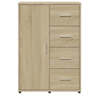 vidaXL Βοηθητικά Ντουλάπια 2 τεμ. Sonoma Δρυς 60x31x84cm Επεξ. Ξύλο