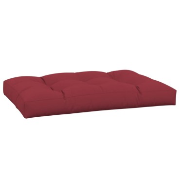 vidaXL Μαξιλάρι Παλέτας Μπορντό 120x80x12cm Υφασμάτινο