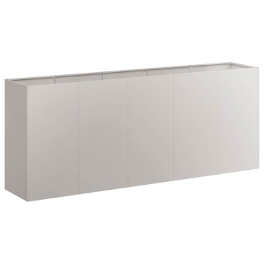 vidaXL Ζαρντινιέρα 200x40x80 εκ. Ατσάλι Σκληρυθέν στον Αέρα