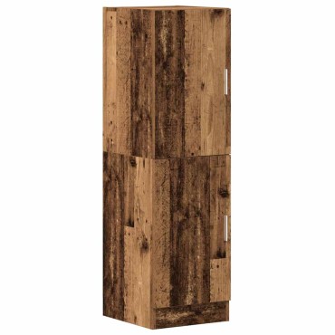 vidaXL Ντουλάπι Κουζίνας Όψη Παλαιού Ξύλου 38x41,5x131,5cm Επεξ. Ξύλο 1 τεμ.