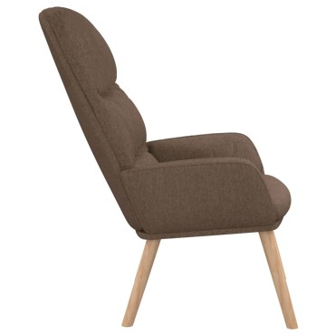 vidaXL Πολυθρόνα Relax Taupe Υφασμάτινη 70x77x98cm 1 τεμ.