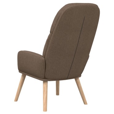 vidaXL Πολυθρόνα Relax Taupe Υφασμάτινη 70x77x98cm 1 τεμ.