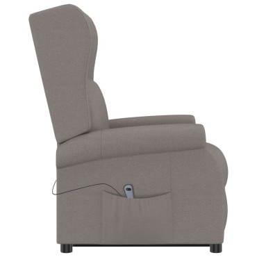 vidaXL Πολυθρόνα με Ανύψωση Taupe Υφασμάτινη 73x95x103cm 1 τεμ.