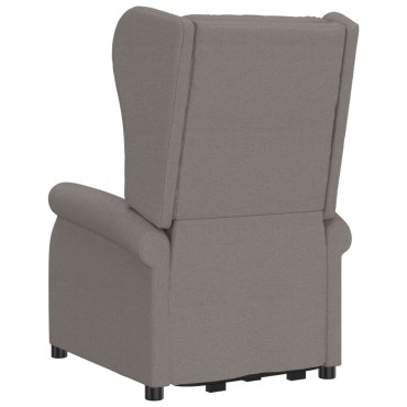 vidaXL Πολυθρόνα με Ανύψωση Taupe Υφασμάτινη 73x95x103cm 1 τεμ.