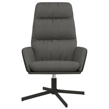 vidaXL Πολυθρόνα Relax Σκούρο Γκρι Υφασμάτινη 70x77x98cm 1 τεμ.