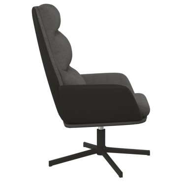 vidaXL Πολυθρόνα Relax Σκούρο Γκρι Υφασμάτινη 70x77x98cm 1 τεμ.