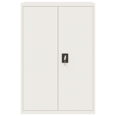 vidaXL Αρχειοθήκη Λευκή 90x40x140cm Ατσάλινη 1 τεμ.