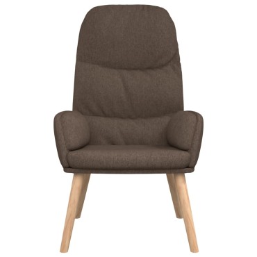 vidaXL Πολυθρόνα Relax Taupe Υφασμάτινη με Σκαμπό 70x77x98cm 1 τεμ.