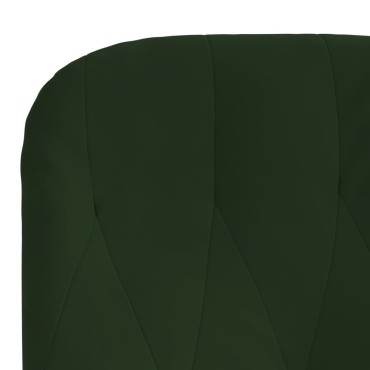 vidaXL Πολυθρόνα Relax Σκούρο Πράσινο Βελούδινη 70x77x98cm 1 τεμ.